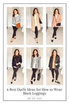 See all 12 versatile black leggings outfits perfect for a casual workday, errands, dining out, or traveling. Get styling tips to be comfy and elevated. Black Leggings Outfits, Black Jeans Outfits, Wfh Outfits, Oversized Black Sweater, Long Sweater Vest, Black Leggings Outfit, Leggings Outfits, Long Pullover