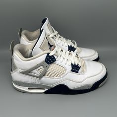 Thank You For Visiting Selling Monster1! Jordan 4 Retro Basketball Shoes Dh6927-140 Men's Sz 8 / Women's Sz 9.5 Style #Dh6927-140 Color: White/Gray Condition: Preowned, With Box. *Used And Sold “As Is” *No Rips Or Tears *Original Insoles *Smoke Free Home *Photos Are Of The Actual Product. *Please Review Photos To Ensure You Know What You Are Purchasing. *Packaged With Care *Ships In 1 Business Day *Buy With Confidence. *Always Accepting Reasonable Offers! *We List New Items Weekly! *Don’t Miss O Air Jordan 4 Low-top With Boost Midsole, Air Jordan 4 Mid-top With Cushioned Footbed, Air Jordan 4 Sports Shoes With Branded Insole, Air Jordan 4 Mid-top For Sports, White Sole High-top Air Jordan 4, Air Jordan 4 High-top Sports Shoes, Air Jordan 4 Leather Sports Shoes With Rubber Sole, Air Jordan 4 Leather With Rubber Sole For Sports, White Leather Air Jordan 4 With Perforations