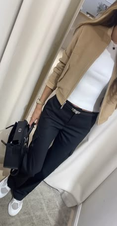 Chic Outfits Classy, 가을 패션, Komplette Outfits, Professional Outfits, Looks Style, Work Fashion, Outfits Casuales