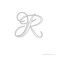 the letter k is made up of two lines and has been drawn in one line