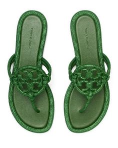 Tory Burch Women's Miller Pave Knotted Sandals Kim Kardashian Style, Tory Burch Sandals, Tory Burch Miller, Kardashian Style, Beach Essentials, Thong Sandals, Resort Wear, Kim Kardashian, Editorial Fashion