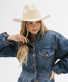 With a classic Gus crown + curved roll brim, the Linny is full of personality. This lightweight Mexican palmilla straw Western hat is handwoven for an elevated and quality finish. The wide brim offers shade on a sunny day while the distinctive crown sits squarely + comfortably on the head. Bands sold separately. Make it a look + shop western inspired hat bands HERE! Classic Straw Hat For Spring Ranch, Classic Straw Hat For Ranch In Spring, Wide Brim Woven Straw Hat For Ranch, Classic Sun Hat For Spring Rodeo, Classic Sun Hat With Curved Brim, Woven Curved Brim Hats For Rodeo, Woven Hats With Curved Brim For Rodeo, Curved Brim Woven Straw Hat For Ranch, Classic Straw Hat For Spring Rodeo