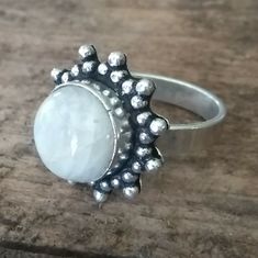 Hipster Style Boho Ring Genuine Moonstone Sterling Silver Overlay Hipster Style, 5 Rings, Hipster Fashion, Ring Color, Boho Ring, Moonstone Ring, Boho Rings, Style Boho, Womens Jewelry Rings