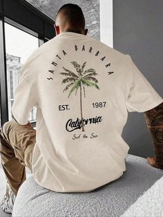 Nice Shirts Men, T Shirt Design Layout, Summer T Shirt Designs, Street Wear Tshirt, Printed T Shirts Men, Prints Tshirt, Men's Summer Clothes, Back Print T Shirt, Business Address