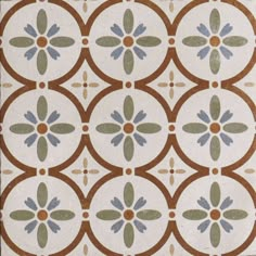 Romanza Ariel 20.5x20.5 Tile Sartoria By Terratinta Victorian Floor Tiles, Style Tiles, Tile Design Pattern, Interior Tiles, Wall Tiles Design, Handmade Packaging, Floral Tiles, Tile Inspiration, Tiles Design