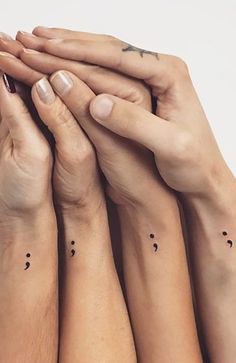 79 Minimalist Tattoo Ideas That Will Inspire You To Get Inked Semicolon Tattoo Meaning, Semicolon Tattoos, Infected Tattoo, Font Tato, Minimalist Tattoo Meaning, Tiny Tattoos For Women, Tattoo Placements, Semicolon Tattoo, Cute Little Tattoos