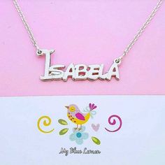 Order any word or name, for your New Customized Sterling Silver 925 Dizny Vacation name necklace! A lovely gift for any little girl on any special occasion.  * Nameplate and chain are all solid sterling silver 925. * Order any single name with one capital letter. Maximum 8 letters.  * Standard size nameplate. Capital letter 13mm height.  * 1.2 mm upgraded nameplate gage/quality. Sturdy thickness.  * This listing is for one (1) name with one (1) capital letter. * Choose your chain length and chai Silver Sterling Silver Letter Name Necklace, Silver Nameplate Charm Necklace For Birthday Gift, Silver Nameplate Charm Necklaces As Birthday Gift, White Gold Mother's Day Name Necklace, Silver Letter Name Necklace As Personalized Gift, Silver Letter Charm Necklace For Birthday, Silver Letter Name Necklace For Personalized Gift, Personalized Silver Letter Name Necklace, Silver Letter Charm Necklace For Birthday Gift