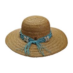 Handmade beach hats designed by John Callanan. Braided raffia floppy sun hat. Macrame band with shell accent. Inner drawstring to adjust fit. UPF 50+ sun protection hat. Medium size hat. 100% raffia Flat Brim Sun Hat For Beach Season, Brimmed Hats For Pool Vacation, Wide Brim Sun Hat For Beach Season Pool, Flat Brim Hat For Beach Season And Pool, Flat Brim Hats For Pool And Beach Season, Adjustable Flat Brim Bucket Hat For Beach Season, Wide Brim Beachwear Hat For Pool, Flat Brim Pool Hat For Vacation, Adjustable Coastal Straw Hat Made Of Toquilla