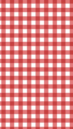 a red and white checkered table cloth