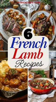 Craving a taste of France tonight? Look no further than these mouthwatering French lamb recipes! From classic Confit d'agneau to tender Navarrin d'agneau, these dishes showcase the rich, robust flavors of high-quality lamb. Perfect for an intimate dinner or elegant dinner party, these French favorites are sure to transport your tastebuds across the Atlantic. Who's ready for a little French taste in the kitchen? #FrenchRecipes #LambRecipes #LambDishes #FrenchCooking Boneless Lamb Recipes, French Meat Dishes, French Lamb Rack Recipes, French Pork Recipes, French Lamb Recipes, Chinese Lamb Recipes, Rustic Dinner Recipes, Lamb Dishes Main Courses, Lamb Recipes Easy