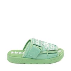 Kappa 222 Banda Mitel 1 Slide Sandal - Green / White | Journeys