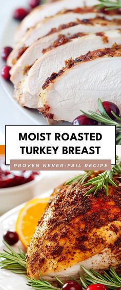 Image for Moist Roasted Turkey Breast Best Roasted Turkey Breast, Roast A Turkey Breast In Oven, Can You Brine Turkey Breast, Oven Turkey Breast Boneless, Perfect Turkey Breast, Moist Turkey Breast Recipes, Cook A Turkey Breast In The Oven, 6 Lb Turkey Breast Oven, Oven Roasted Turkey Breast Recipes Easy