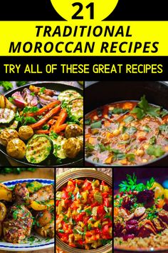 twelve traditional moroccan recipes to try all of these great dishes are ready in just one pan