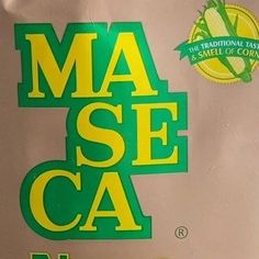 a bag of mase ca is sitting on the table