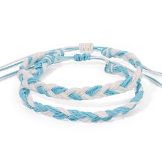 Hand woven bracelets in your favorite team colors! Sea, sun, snow, sweat and shower safe. Adjustable, one size fits most. Guys wear 'em, too Blue Adjustable Cord Friendship Bracelets For Summer, Blue Adjustable Cord Jewelry For Vacation, Blue Jewelry With Adjustable Cord For Vacation, Summer White Adjustable Friendship Bracelets, White Summer Bracelet With Adjustable Cord, White Adjustable Cord Bracelet For Summer, White Adjustable Cord Bracelets For Summer, White Braided Jewelry For Beach, White Braided Jewelry For The Beach