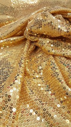 60 inch w fabric sold by the yard gold sequin on yellow stretch fabric, if you want order more than one yard we will send in one piece yards continuos Fearless Aesthetic, Gold Clothes, Fashion Show Ideas, Draping Dress, Golden Fabric, Dark Core, Locked Tomb, Golden Time, Midas Touch