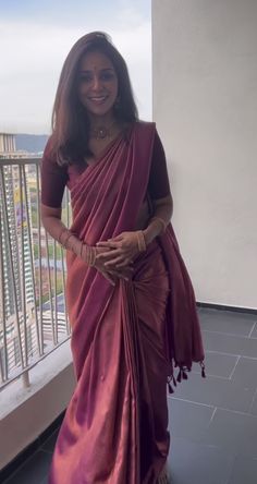 Sarees For Traditional Day In College, Subtle Saree Look, Violet Half Saree Pattu, Bridesmaid Sarees South Indian, Saree For Pongal Celebration In College, South Indian Aesthetic Saree Look, South Indian Sarees Modern, Saree For Graduation Ceremony, Simple Saree Look For Wedding