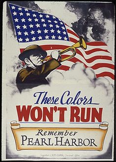 there colors won't run poster with an image of a man holding a trumpet