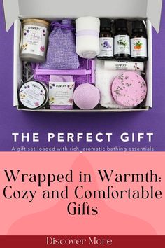 the perfect gift wrapped in warmh cozy and comfortable gifts for her, him or her