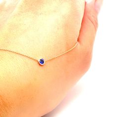 "Blue Sapphire Necklace, 14K Gold, Bezel Necklace, Delicate, Genuine Blue Sapphire Necklace, Birthstone Jewelry, September Birthstone, New Baby Gift, Push Present, Birthday Gift, Girlfriend Gift, Gemstone Jewelry, Natural Sapphire, Everyday Necklace, Dainty Gold Necklace, Gift, BrookeMicheleDesigns Our affinity for gemstone necklaces continues with our NEW Genuine Blue Sapphire Bezel Necklace, a modern & classic design true to the Brooke Michele Designs aesthetic. This necklace is the perfec Elegant Blue Jewelry With Bezel Setting, Gold Tanzanite Jewelry With Bezel Setting, Yellow Gold Tanzanite Jewelry In Round Cut, Elegant Sapphire Jewelry With Bezel Setting, Yellow Gold Tanzanite Jewelry With Birthstone, Blue Diamond Round Birthstone Necklace, Yellow Gold Sapphire Birthstone Necklace, Blue Round Diamond Birthstone Necklace, Blue Diamond Birthstone Necklace