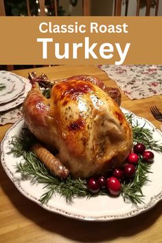 The ultimate Classic Roast Turkey for your Thanksgiving table! 🦃✨ Juicy, tender, and full of flavor, it’s the perfect recipe for your holiday gathering. Click the photo for full directions and tips for roasting your best turkey ever! #ThanksgivingTurkey #HolidayCooking #ThanksgivingRecipes Turkey Roast, Classic Roast, Best Turkey, Roast Turkey, Holiday Feast, Creamy Mashed Potatoes, Delicious Pies, Roasted Turkey, Holiday Cooking