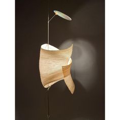 a lamp that is hanging from the ceiling