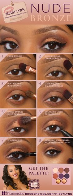 #Missylynninfographic2image for Nude eyeshadow tutorial! #LoveIt #MakeupIdeas #BeatFace #ILoveMAKEUP #XOXO Nude Eye Makeup, Make Up Diy, Drag Make-up, New Years Eve Makeup, Glam Makeup Look, Face Beat, Apply Makeup, Trendy Makeup, Vintage Makeup