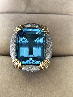 ad eBay - Find many great new & used options and get the best deals for K18/Pt900 Topaz 20.00ct Diamond 0.10ct 15.8g - X3639 at the best online prices at eBay! Free shipping for many products! Formal Topaz Ring With Gemstone Accents, Luxury Blue Topaz Ring With Accent Stones, Exquisite Formal Topaz Ring, Formal Topaz Gemstones With Gemstone Accents, Luxury Formal Blue Topaz Ring, Luxury Topaz Birthstone Ring, Luxury Blue Topaz Ring With Diamond Accents, Formal Topaz Gemstones With Accents, Luxury Multi-stone Topaz Diamond Ring