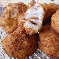 several fried food items are on a plate