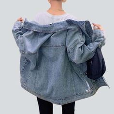 Bring a touch of nostalgia to your wardrobe with our 2023 Spring-Summer Collection's Bleached Roomy Women's Denim Jacket a unique blend of city-trend and Millennium-inspired fashion!Why You'll Fall In LoveMake a statement with this stylish piece of urban. Crafted for the couture fashionista. this jacket boasts an oversized silhouette that ensures maximum comfort and freedom of movement. Its bleached finish and intricate painted prints create a unique texture. while its buttoned closure and suspe Oversized Hooded Denim Jacket, Spring Streetwear Washed Denim Jacket, Trendy Oversized Hooded Denim Jacket, Summer Denim Blue Outerwear For Day Out, Denim Blue Summer Outerwear For Day Out, Summer Washed Outerwear For Streetwear, Summer Washed Outerwear For Day Out, Summer Day Out Washed Outerwear, Trendy Denim Jacket With Pockets