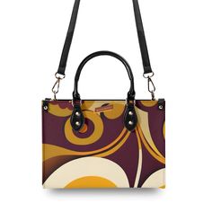 Take a trip back to the 60s with this Mid Mod Retro Gal handbag! With funky and trendy style, this shoulder bag will add a touch of whimsy to any outfit. Perfect for those who don't take themselves too seriously. Groovy, baby! (Only 25 words, but totally boss!) Upgrade your style with this New Version Luxury Women PU Leather Handbag. Crafted from premium PU leather, this handbag features a smooth zipper and sturdy top handles for comfortable carrying. Available in three sizes, it offers versatil Retro Black Shoulder Bag With Removable Pouch, Black Retro Shoulder Bag With Removable Pouch, Retro Black Crossbody Satchel, Retro Black Crossbody Shoulder Bag, Retro Shoulder Bag With Adjustable Strap, Retro Shoulder Bag With Adjustable Strap For Everyday, Retro Canvas Satchel With Adjustable Strap, Retro Black Square Satchel, Retro Canvas Shoulder Bag With Adjustable Strap