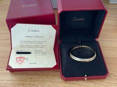 Item Specifications:Brand: CartierStyle: Cartier Trinity BraceletMetal: 18K White Yellow and Rose GoldInside Diameter: 2.5"Weight: 63.3 gramsCircumference: 7.85 mmCondition: Excellent PreownedRetails at 10,100. Like new was just polished at Cartier. Cartier Trinity Bracelet, Trinity Bracelet, Classic Jewelry Pieces, Classic Jewelry, Metal Bracelets, Yellow Rose, Instagram Followers, Cartier, Yellow White