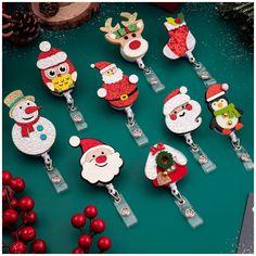 PRICES MAY VARY. Adorable Design: These Christmas felt nurse badge reel are designed with exquisite Christmas patterns. Snowman, Christmas reindeer, and socks are designed in the novel shapes mainly with bright colors Sturdy and Steady: These Christmas Badge Reels Retractable holders are made of high quality felt, plastic and metal with clip, processed with fine stitching. Which is wearable, without falling off easily or damaging your clothes Retractable Badge Reels: The felt badge holder is des Presents For Doctors, Christmas Badge Reel, Wood Badge, Christmas Badge, Teacher Office, Nurse Student, Christmas Names, Nurse Badge Holders, School Supply Labels