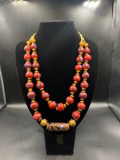 Beautiful Vintage Venetian Red Chervan old African trade beads strand necklace ,African Bead, Collectable bead, trade bead Necklace African, African Trade Beads, African Beads, Trade Beads, Multi Strand Necklace, Bead Strand, Strand Necklace, Multi Strand, Statement Necklace