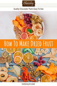 an image of how to make dried fruit