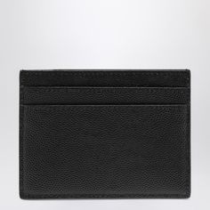 Cardholder by Saint Laurent in black leather, featuring card slots and front embossed logo lettering. Width 10 cm x Height 8 cm x Depth 0,5 cm Size Type: INTMaterial: LeatherSKU: 375946BTY0N/P_YSL-1000_100 Our Products Are 100% Genuine. In All Cases We Stand By The Authenticity Of Every Product Sold On Our Site. Designer Wallets With Embossed Logo For Business, Designer Business Wallets With Embossed Logo, Classic Black Card Holder With Logo Plaque, Black Rectangular Card Holder With Logo Plaque, Black Business Wallet With Logo Plaque, Classic Leather Wallet With Logo Plaque, Classic Leather Wallets With Logo Plaque, Black Wallets With Logo Plaque For Everyday Use, Modern Black Wallet With Logo Plaque