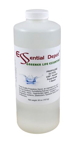 a bottle of essential deodorant on a white background