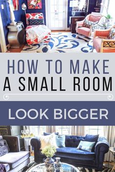 Small Space Decorating Ideas (How To Make A Small Room Look Bigger) Small Room Look Bigger, Long Narrow Rooms, Small Living Room Decor Ideas, Small Bathroom Decor Ideas, Room Look Bigger, Small Bedroom Decor Ideas, Glass Dining Room Table, Small Space Decorating, Interior Decorating Tips