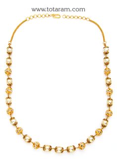 22 Karat Gold Necklace with South Sea Pearls
   - 235-GN2039 - in 34.650 Grams for USD $2289.39. 
Made in India by Totaram Jewelers Online this product is in Gold - 22 Karat BIS Hallmark 916 KDM Gold  & is an excellent gift for Adult - Women. Ships fully insured with secured guaranteed delivery for free with your order over $250 from New Jersey USA & comes with 30 days exchange policy. 22k Gold Necklace, Gold Jewelry Indian, Gold Necklace Women, South Seas, South Sea Pearls, Sea Pearls, Gold Drop Earrings, Gifts For Adults, Pearl Size