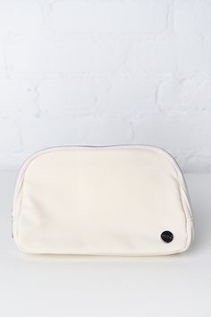 Madison Crossbody Belt Bag - Cream Versatile Phone Bag With Zipper Closure, Versatile Pouch Phone Bag With Zipper, Functional Travel Phone Bag With Zipper Closure, Modern Daily Use Phone Bag With Zipper Closure, Functional Cosmetic Bag With Zipper Closure, Functional Phone Bag With Zipper Pocket, Practical Everyday Pouch With Zipper Pocket, Practical Travel Accessories Pouch With Zipper, Multifunctional Everyday Zipper Pouch Travel Accessories