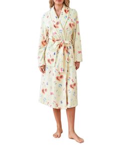 PRICES MAY VARY. Soft Material: Flannel women's nightgown, made of 100% Polyester, good water absorption, durable, smooth, soft and delicate, comfortable and breathable, wear resistant, not easy to wrinkle, easy to put on and take off, not easy to deform, can be washed, not easy to pilling, not easy to static electricity, drying properties and relaxing comfort make it the perfect bathrobe for everyday use Thoughtful Design: Cute floral and fruit print options, cape collar, deep V-neck, long slee