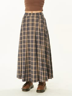 Applicable age: 18-24 years old Size: S M L XL Pattern: grid style: wild Waist type: natural waist Color classification: grid Item No.: B3852E24 Skirt type: A word skirt Year Season: Spring 2023 Skirt length: long skirt Profile: Type A Material composition: polyester fiber Long Pleated Skirts, Long Plaid Skirts, Long School Skirt, Plaid Long Skirt, 70s Long Skirt, Long Tartan Skirt, Plaid Maxi Skirt, Long Pleated Skirt, Scottish Skirt Outfit