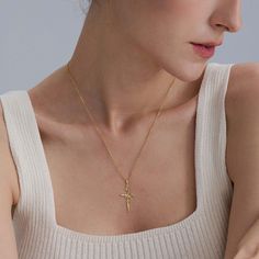 The "Floral Cross Collection" captures the essence of each birth month through intricately designed crosses adorned with corresponding flowers. January's pendant showcases the Snowdrop—delicate and resilient, symbolizing hope and new beginnings. These blossoms are not only a nod to the purity and renewal associated with Christ's birth but also reflect the virtues of rebirth and clarity. Crafted with exquisite detail, each flower on the cross is a celebration of personal growth and spiritual rene Mother's Day Cross Pendant Jewelry, Delicate Cross Jewelry Gift, Delicate Cross Jewelry With Delicate Chain, Sterling Silver Cross Pendant Charm Necklace, Elegant Crucifix Cross Necklace, Delicate Cross Pendant Jewelry With Chain, Delicate Cross Pendant Jewelry With Delicate Chain, Dainty Crucifix Clavicle Chain Jewelry, Dainty Cross Jewelry For Mother's Day