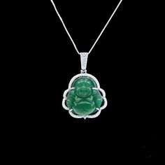 GREEN BUDDHA NECKLACE - LILÈ - Necklace - LILÈ - online jewellery store - jewelry online - affordable jewellery online Australia