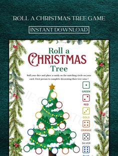 the roll a christmas tree game