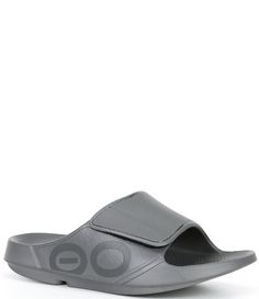 From OOFOS®&#x2C; the Men's OOahh Sport Flex Washable Pool Slides feature:Synthetic upperCasual Slip On SandalAn evolution of the OOriginal&#x2C; featuring an agile OOfoam™ strap for additional support and comfort.American Podiatric Medical Association (APMA) Approved. Awarded the APMA Seal of Acceptance for promoting good foot health and being of exceptional quality.Soles breathe a sigh of relief each time you slip on the OOFOS® OOahh S Sigh Of Relief, Foot Health, Comfortable Sandals, Pool Slides, Shoes Mens, Slides, Men's Shoes, Slip On