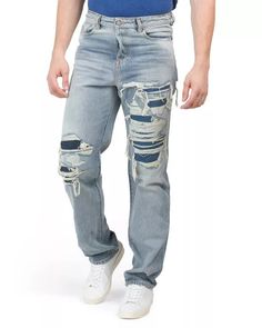 Diesel Shredded Tattered Repaired VTG Distressed Straight High Waist Denim Jeans | eBay Distressed Washed Blue Bottoms For Fall, Urban Stonewashed Denim Jeans, Distressed Washed Blue Pants For Fall, Stonewashed Denim Jeans For Streetwear, Fall Distressed Washed Blue Pants, Distressed Denim Jeans For Streetwear, Urban Ripped Recycled Denim Bottoms, Urban Style Ripped Recycled Denim Bottoms, Casual Distressed Recycled Denim Pants