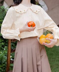 Button up shirt with a scalloped peter pan collar, embroidered flowers all around and long sleeve with elasticised cuffs. S: 14.5" across shoulders, 40.5" chest, 24.5" lengthM: 15" across shoulders, 42" chest, 24.5" lengthL: 15.5" across shoulders, 43.5" chest, 24.5" length Spring Long Sleeve Tops With Embellished Collar, Spring Long Sleeve Blouse With Striped Collar, Spring Long Sleeve Blouse With Lace Collar, Spring Cream Blouse With Button Cuffs, Spring Blouse With Striped Collar And Long Sleeves, Fall Blouse With Detachable Collar, Spring Blouse With Lace Collar And Long Sleeves, Cream Blouse With Button Cuffs For Spring, Spring Cottagecore Blouse With Lace Collar