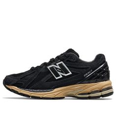 New Balance 1906R 'Black Taos Taupe' M1906RK (SNKR/Retro/Light/Unisex/Low Top/Breathable) Retro New Balance Black Sneakers, Retro Black Running Sneakers, Black Retro Sneakers For Running, Retro Black Sneakers For Running, Classic Black Breathable Sneakers, Cinderella Slippers, New Balance 1906r, Cinderella Slipper, Retro Light