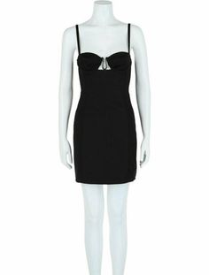 Gucci DressBlackCutout Accent, Mesh AccentsSleeveless with Plunge NecklineZip Closure Gucci Mini, Vintage Holiday Dress, Chanel Shoes, Coat Pant, Diamond Drop Earrings, Christian Louboutin Shoes, Sweater Accessories, Handbags On Sale, Vintage Tags